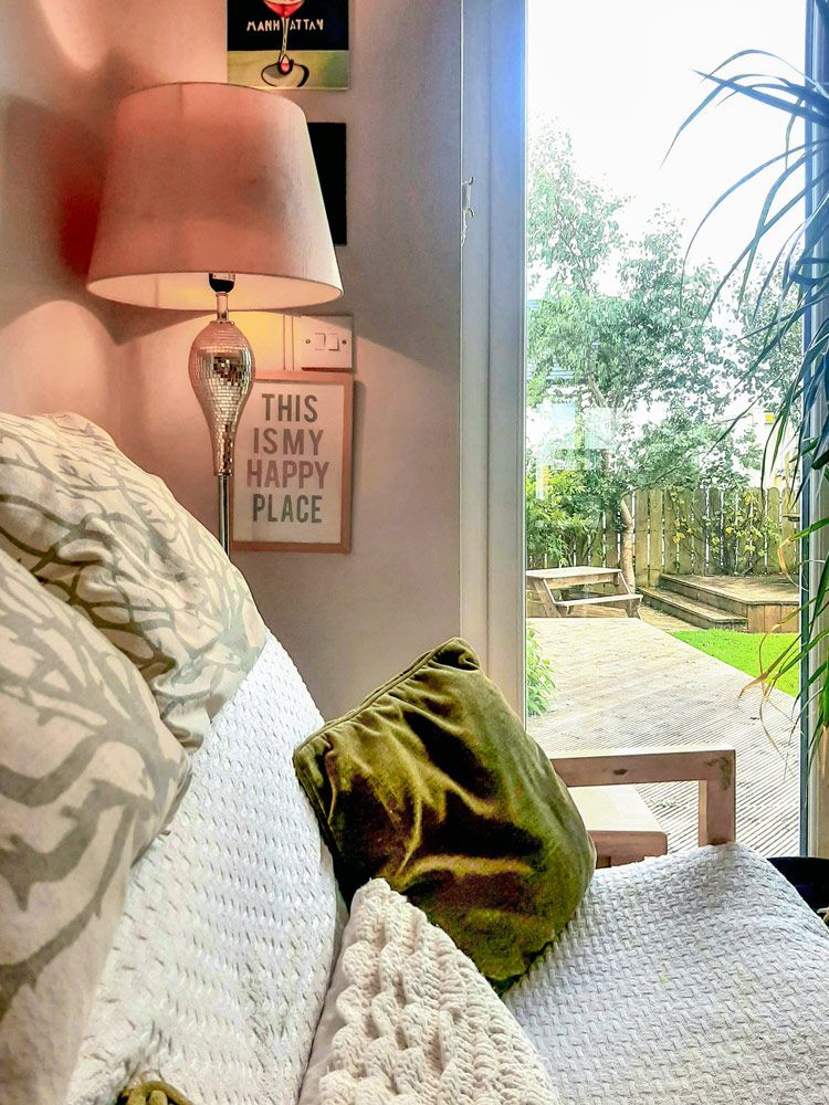 View into rear garden